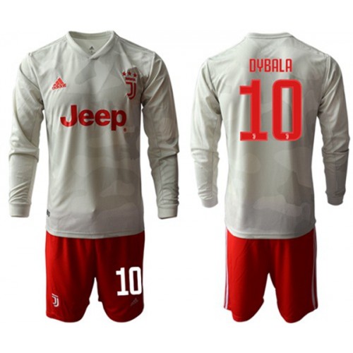 Juventus Dres DYBALA 10 Dječji Gostujući 2019/20 Dugim Rukavima Juventus Dres DYBALA 10 Dječji Gostujući 2019/20 Dugim Rukavima